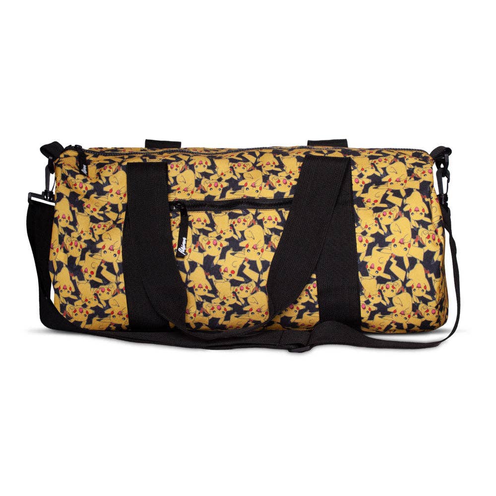 Meroncourt Europe Ltd – wholesale Sports bag – Unisex – POKEMON Pikachu All-over Print Sportsbag (DB462810POK)1