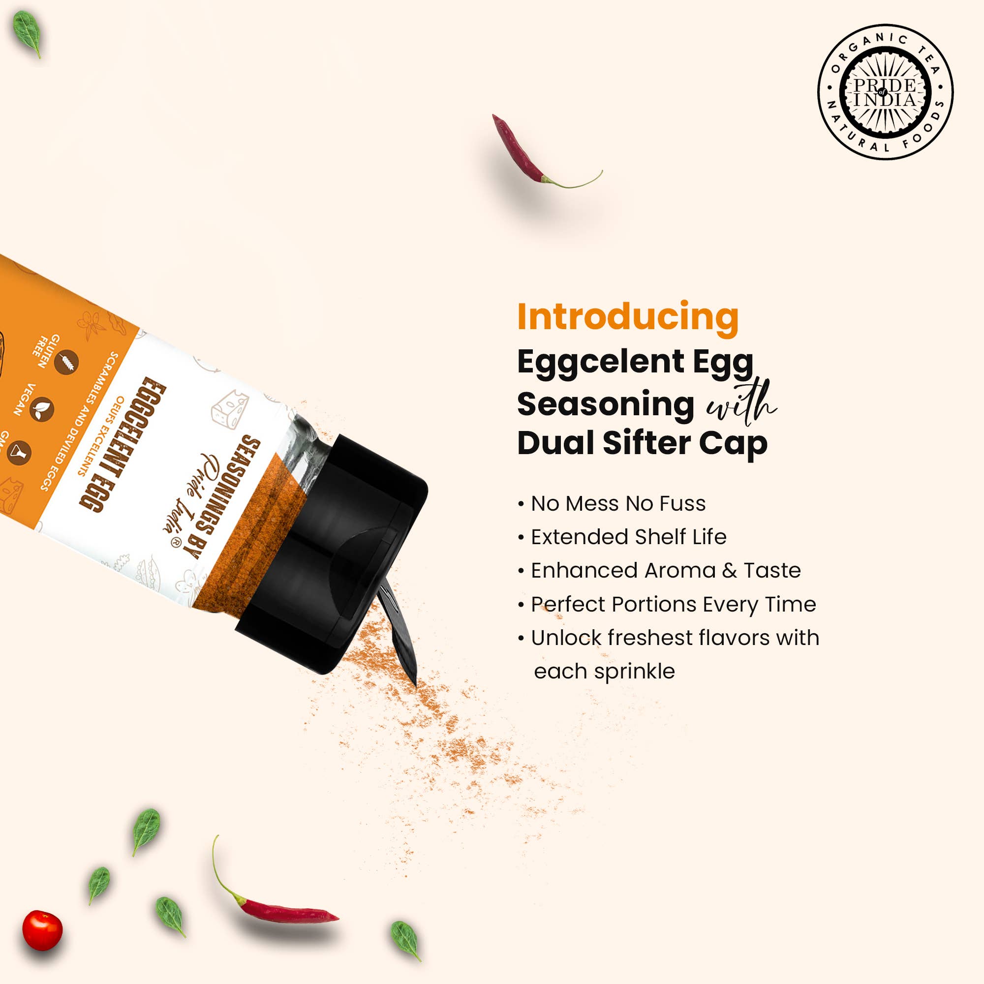 PRIDE INDIA BRANDS – wholesale Dried spice mix – Vegan Egg Seasoning5