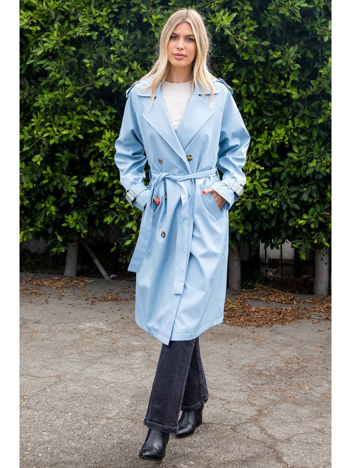 26 International - Wholesale Trench Coat - Women's - Double Breasted Trench Coat