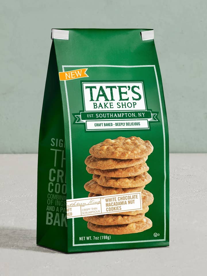 White Chocolate Macadamia Nut Cookies | 7oz | 6 Count for wholesale by Tate's Bake Shop
