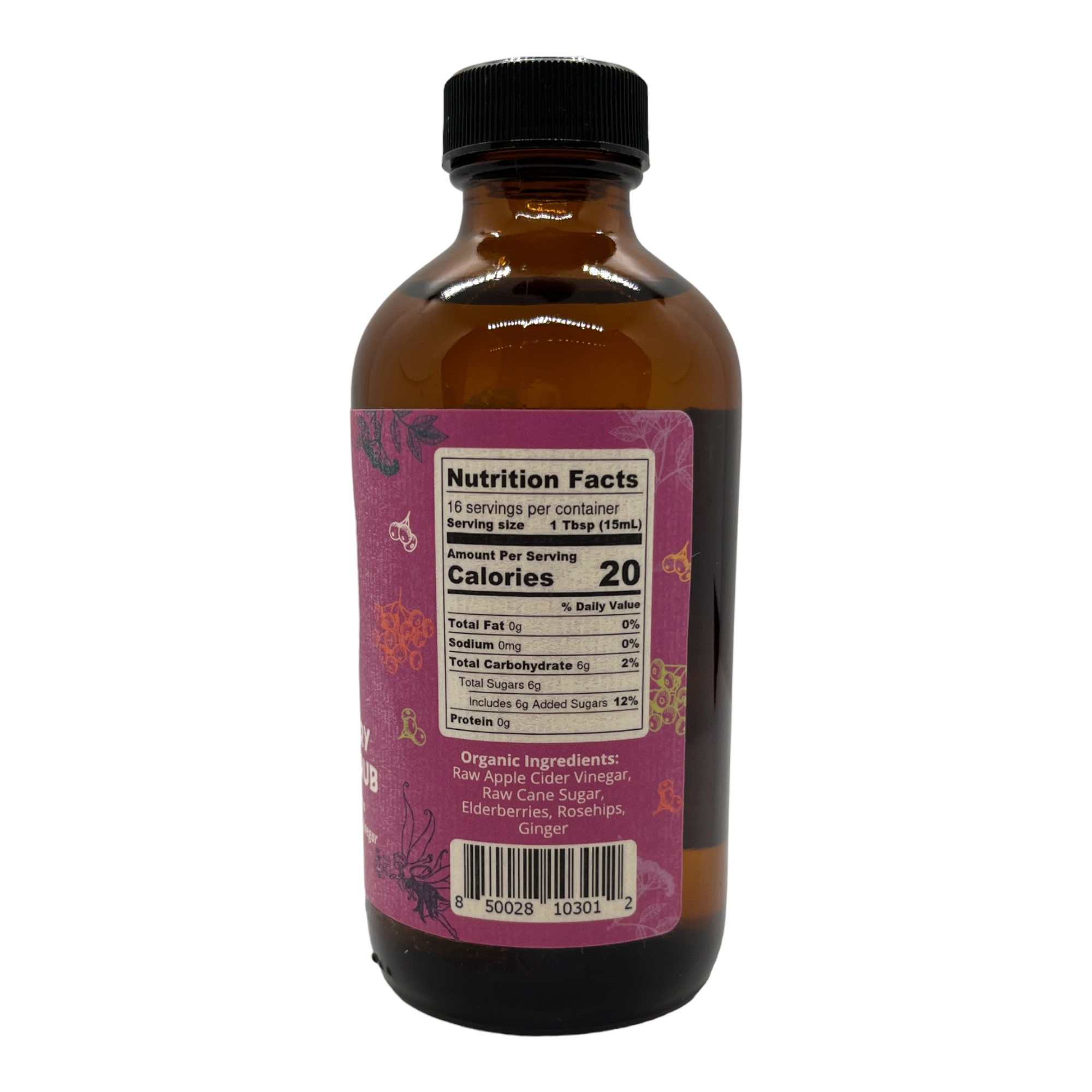 My Elderberry Fairy - Wholesale Wellness Juice/Tonic - Elderberry Ginger Shrub (8 oz)1