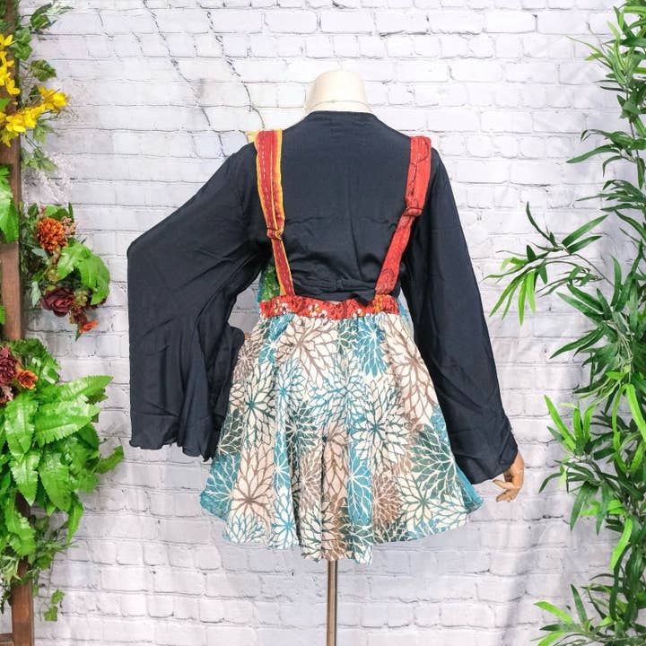 Karma Nepal Crafts - Wholesale Romper - Women's - Kantha Short Flowy Boho Romper