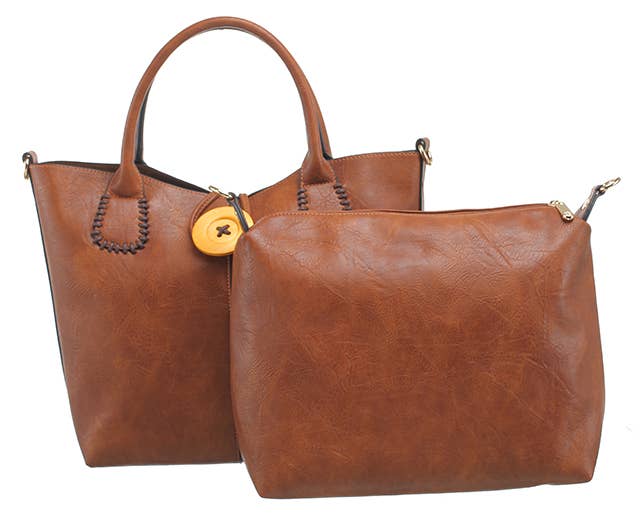 Bessie London - Vendita all'ingrosso Borsa tote - Donna - Bessie London Borsa Classica Tote con Sacca Interna12