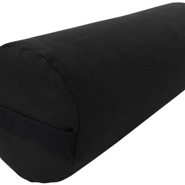 Bean Products - Wholesale Lumbar Pillow - Hemp Yoga Bolster Rectangle Round Pranayama - Professional Studio Quality