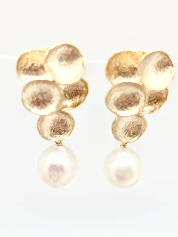Bubble ear - gold for wholesale by In2 design