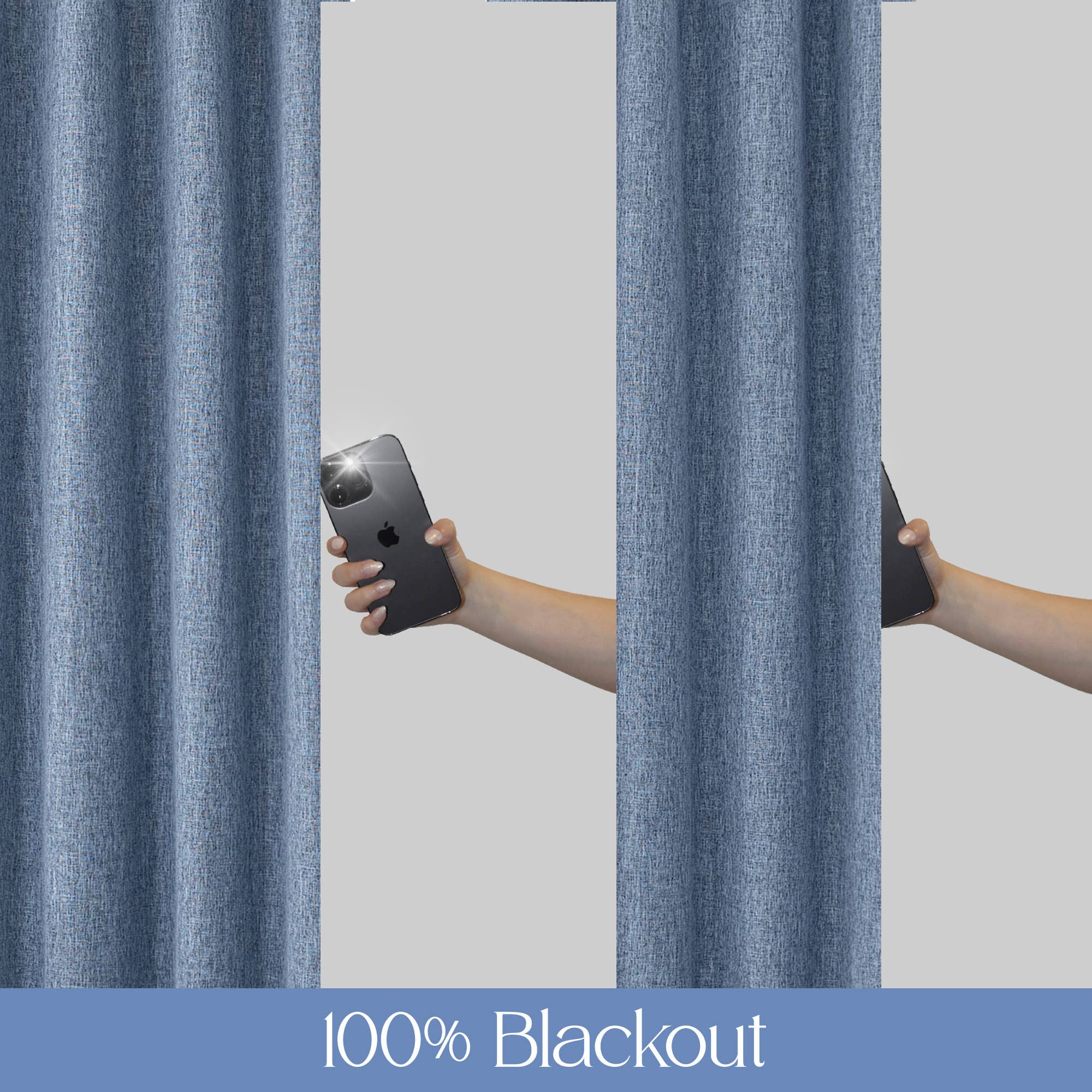 Awesome Home – Großhandel Vorhang – Verdunkelungsvorhänge mit Leinenstruktur und Ösen, 2 Paneele31