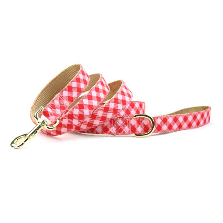 Guinzaglio per Cani Red Gingham Check - The Cinnamon Sugar per la vendita all'ingrosso da parte di Dusidog