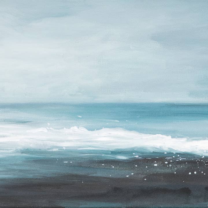 Bayhead Shores Canvas Print for wholesale by Jessica Frasz Studio