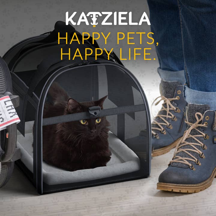 Katziela - Wholesale Pet Carrier - Cat/Dog - Luxury Lorry PRO Pet Carrier with Removable Wheels Gray26