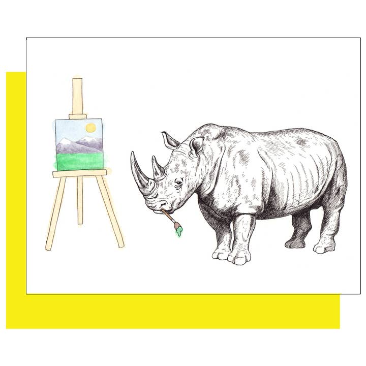 Tarjeta de rinoceronte para venta al por mayor de Erin A. Ellis