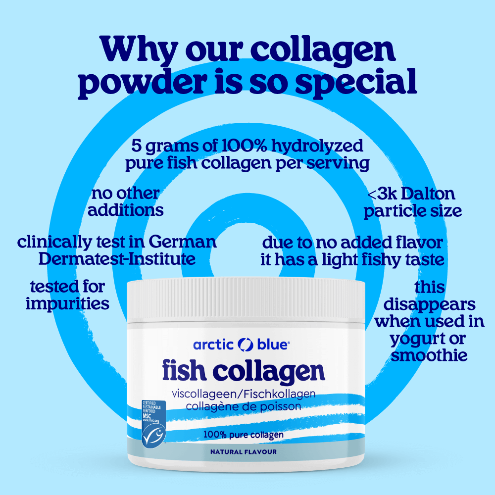Arctic Blue - Wholesale Oral Supplement/Vitamin - Natural Fish Collagen Powder - MSC (150g)1