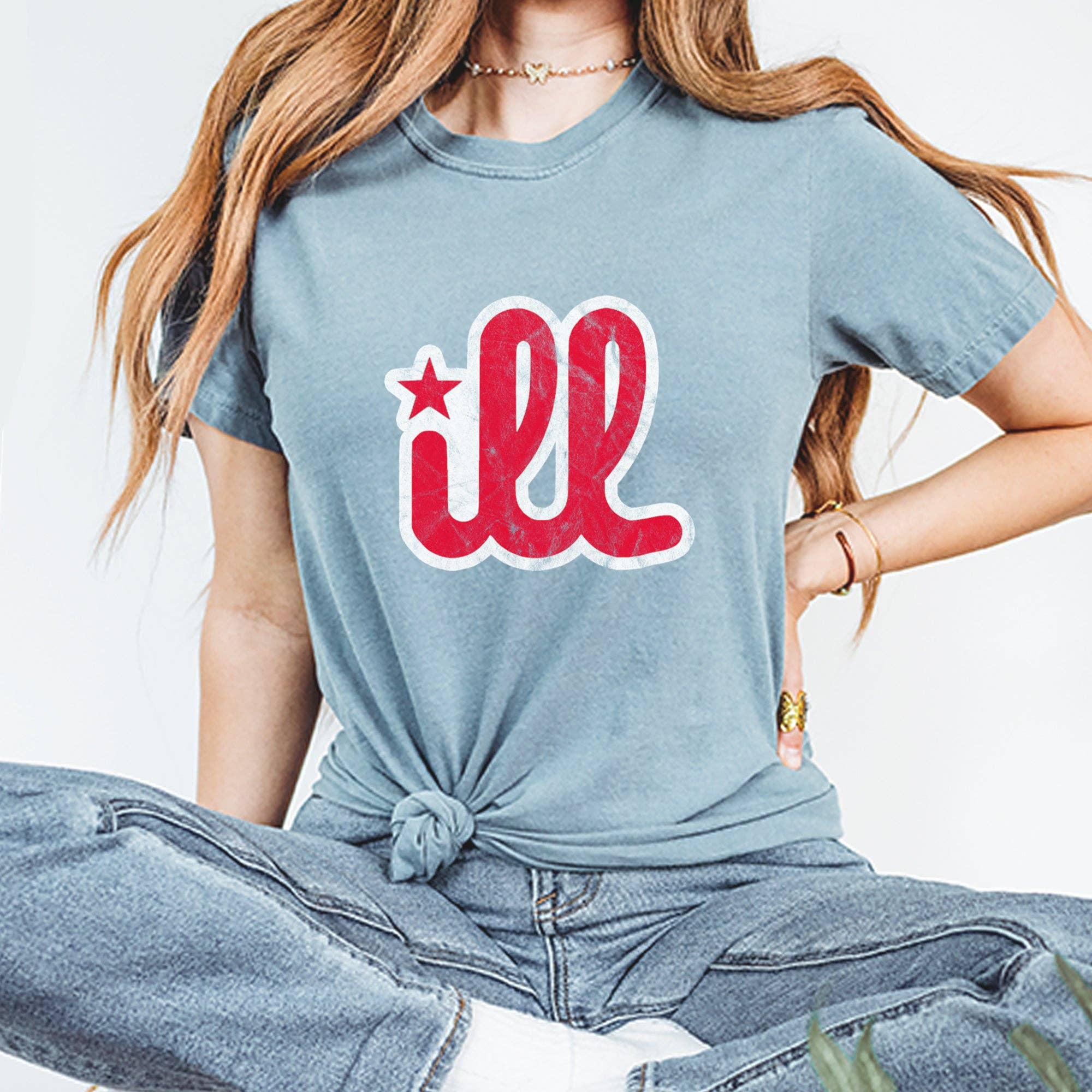 Expression Tees - Vente T-shirt sérigraphié – femme - ILL Vintage C'est Un Truc De Philly T-shirt Vintage Doux Unisexe16