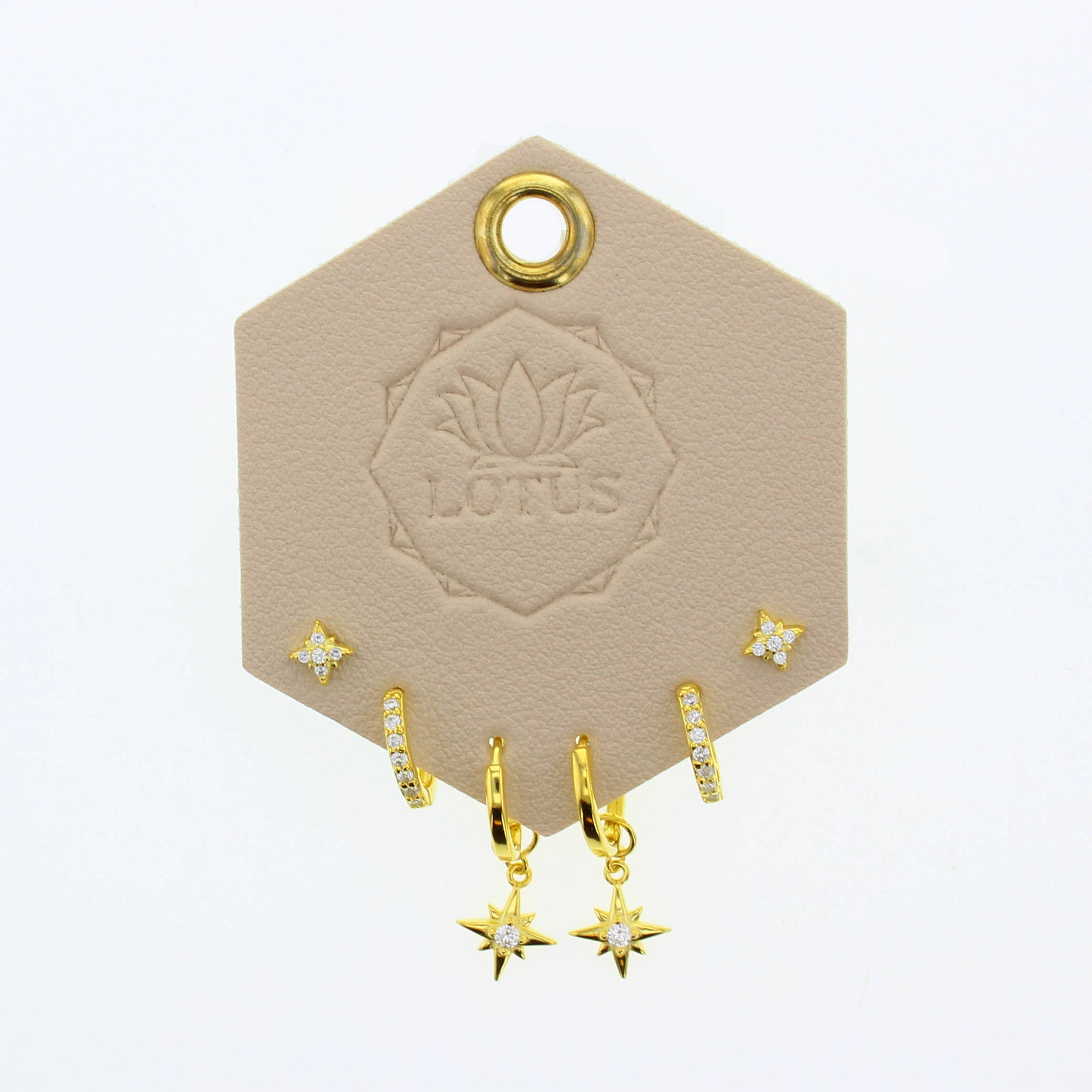 Lotus Jewelry Studio - Wholesale Jewelry Set - Amelia Earring Trio Set