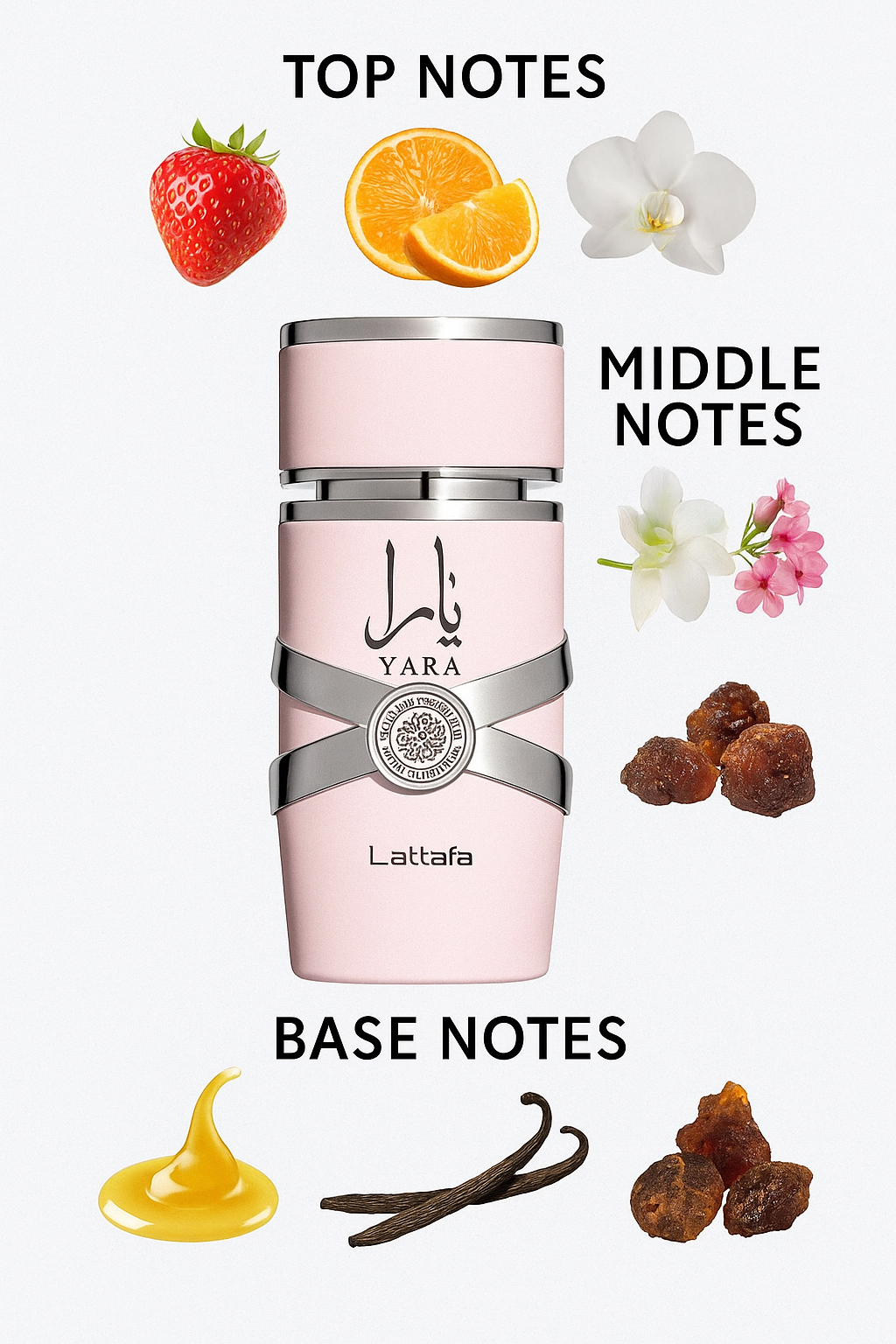 Daspar - Wholesale Parfum/Eau de toilette - Lattafa Yara EDP voor Vrouwen 100ml | Langhoudende Zoete Bloemige Geur1