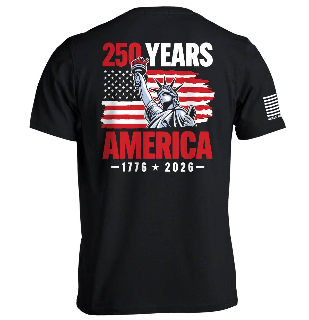 Shield Republic - Wholesale Screen Printed T-Shirt - Men's - 250 Years Statue of Liberty6