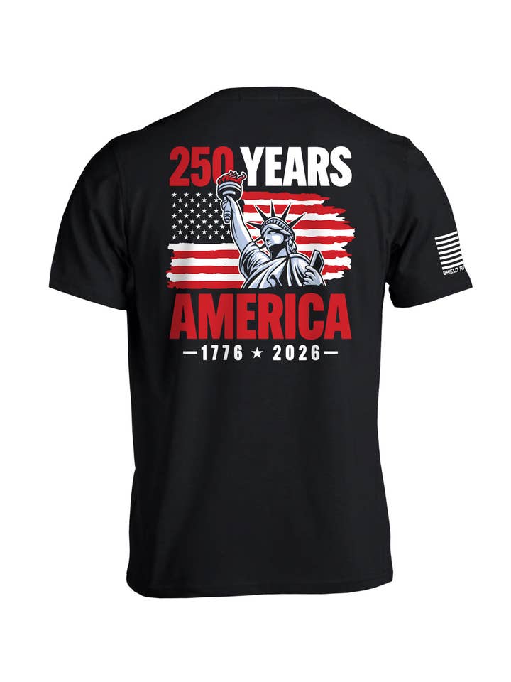 Shield Republic - Wholesale Screen Printed T-Shirt - Men's - 250 Years Statue of Liberty6