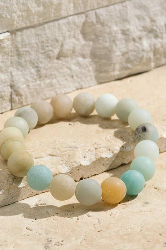 Shop Neighbors - Wholesale Beaded Bracelet - 10MM Natural Stone Beaded Bracelet10