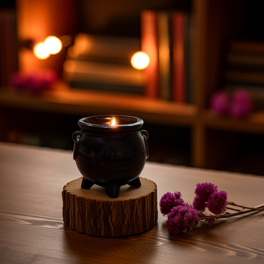 Midnight Embers Candle Co. - Wholesale Jar/Filled Candle - Witches Brew Cauldron Candle -Perfect Fall Halloween Candles6