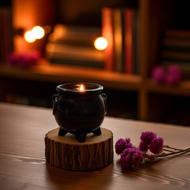 Midnight Embers Candle Co. - Wholesale Jar/Filled Candle - Witches Brew Cauldron Candle -Perfect Fall Halloween Candles6