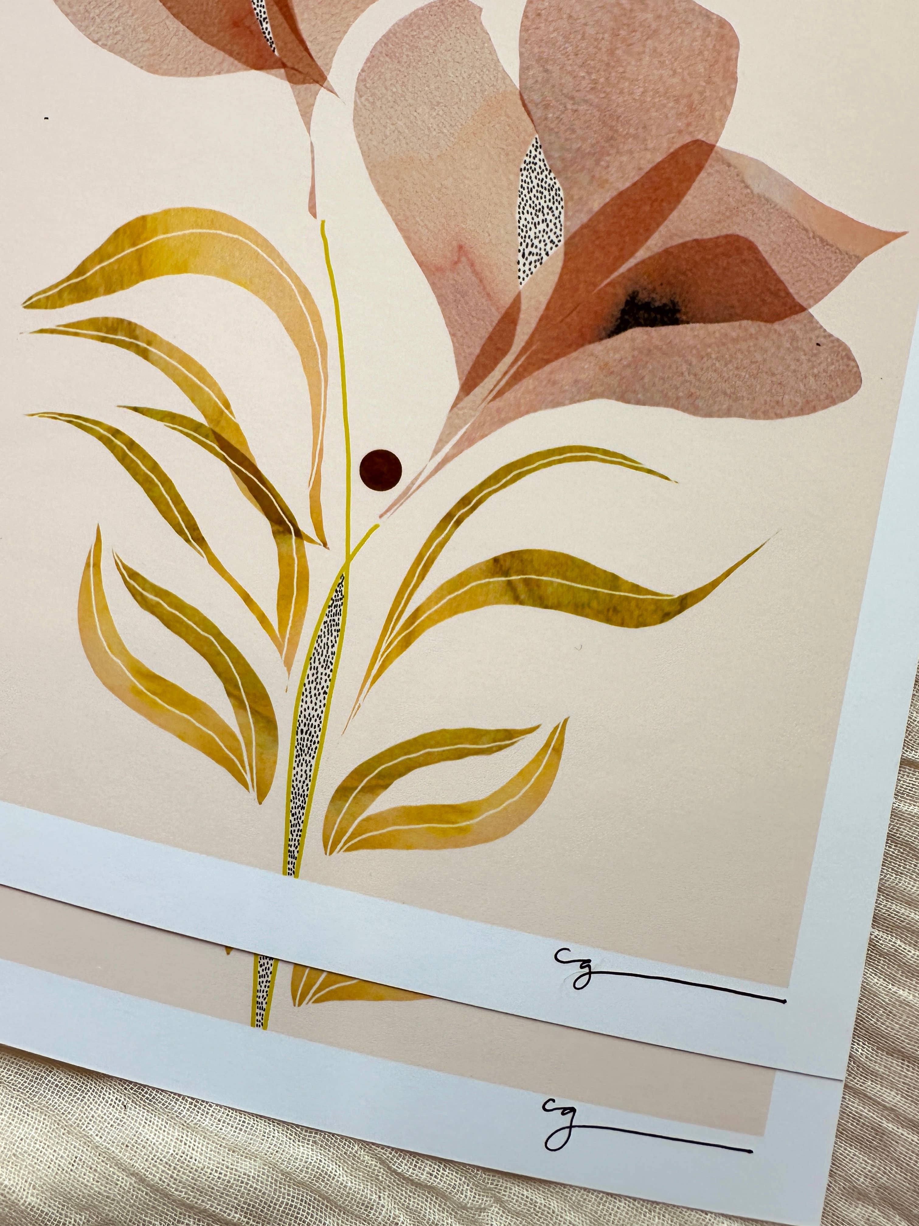 Courtney Griffin Art - Wholesale Art Print - "the gardener" fine art print1