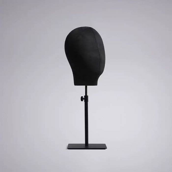 PEACH ACCESSORIES - Vendita all'ingrosso Espositori e vetrine per gioielli - Supporto per testine di visualizzazione regolabili (placcatura nera)1