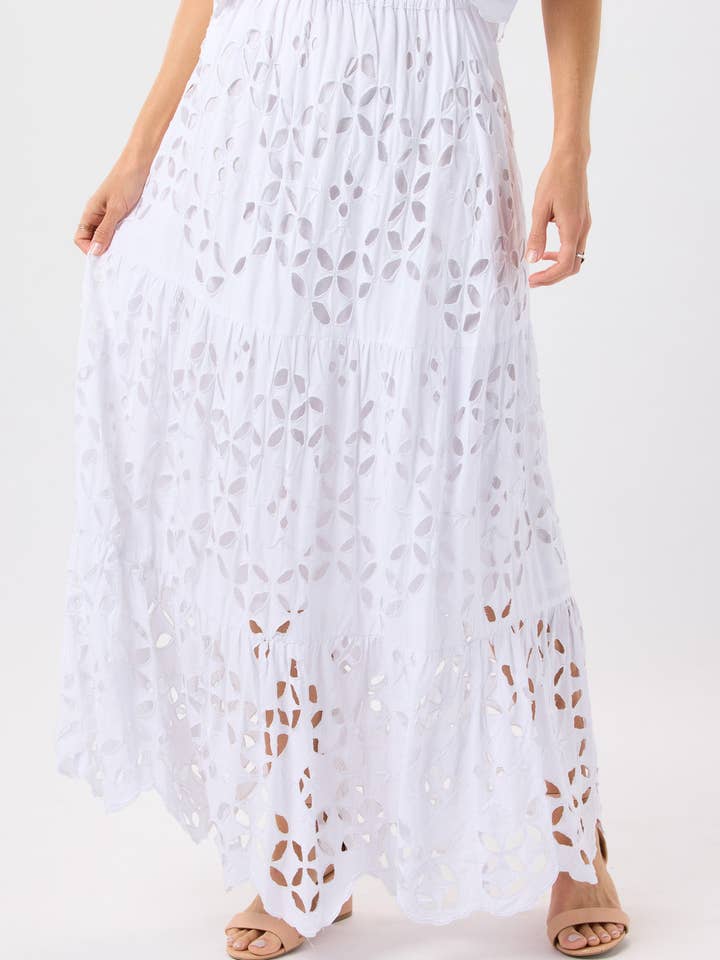 White Bora Bora Skirt for wholesale on Faire4