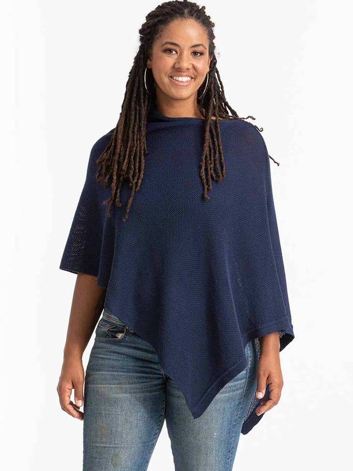 Navy Cocoon for wholesale by We Are Amma