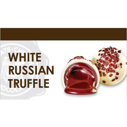 Chocolate Chocolate Chocolate Company - Wholesale Chocolate Covered Sweets - White Russian Truffle - 5 LB BULK1
