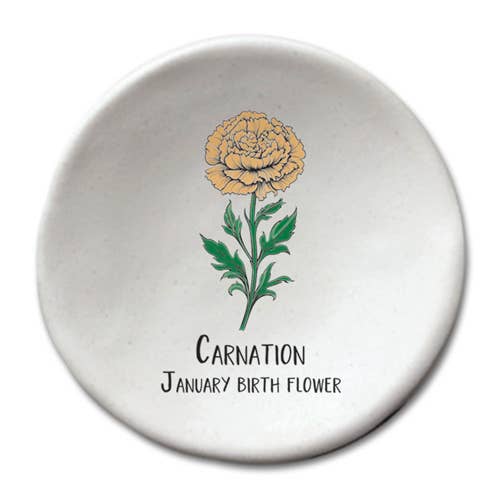 August Ceramics - Wholesale Jewelry Dish - 3.5" Ceramic Birth Month assortment with Tabletop Display5