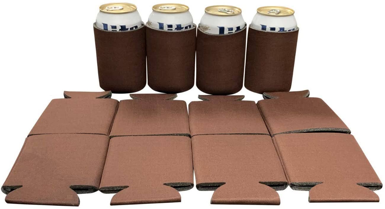 KP Kool Products - Wholesale Drink Huggers & Koozies - Blank Beer Can Cooler Sleeves, Plain Collapsible Soda Cover Coolies31