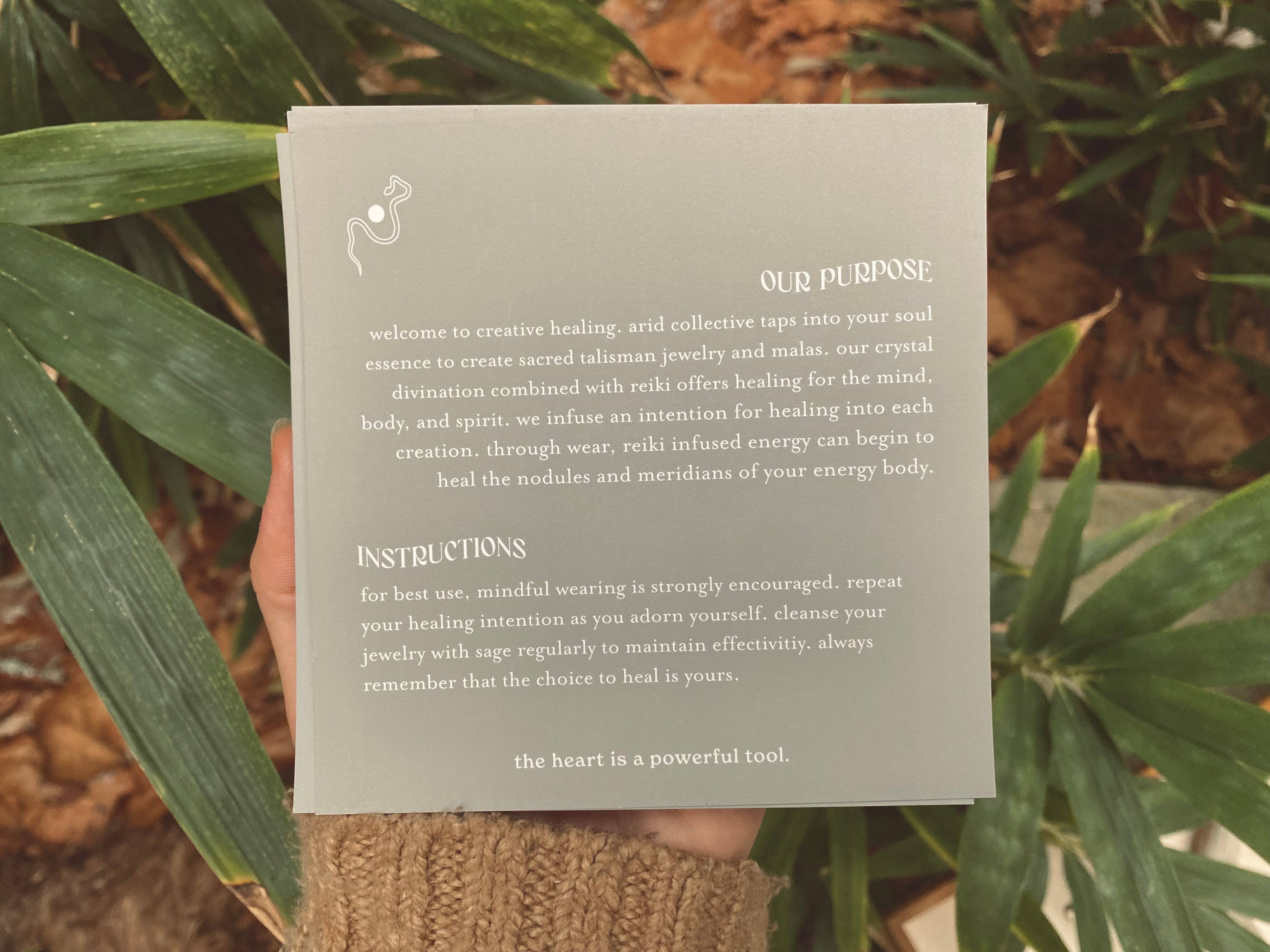 Arid Collective - Wholesale Jewelry Set - Unique Brass & Crystal Earrings | Reiki Infused | Handmade8