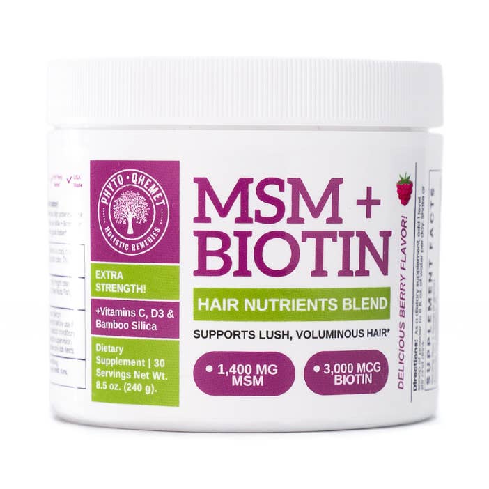 MSM + BIOTIN | Hair Nutrients Drink Mix for wholesale by Qhemet Biologics