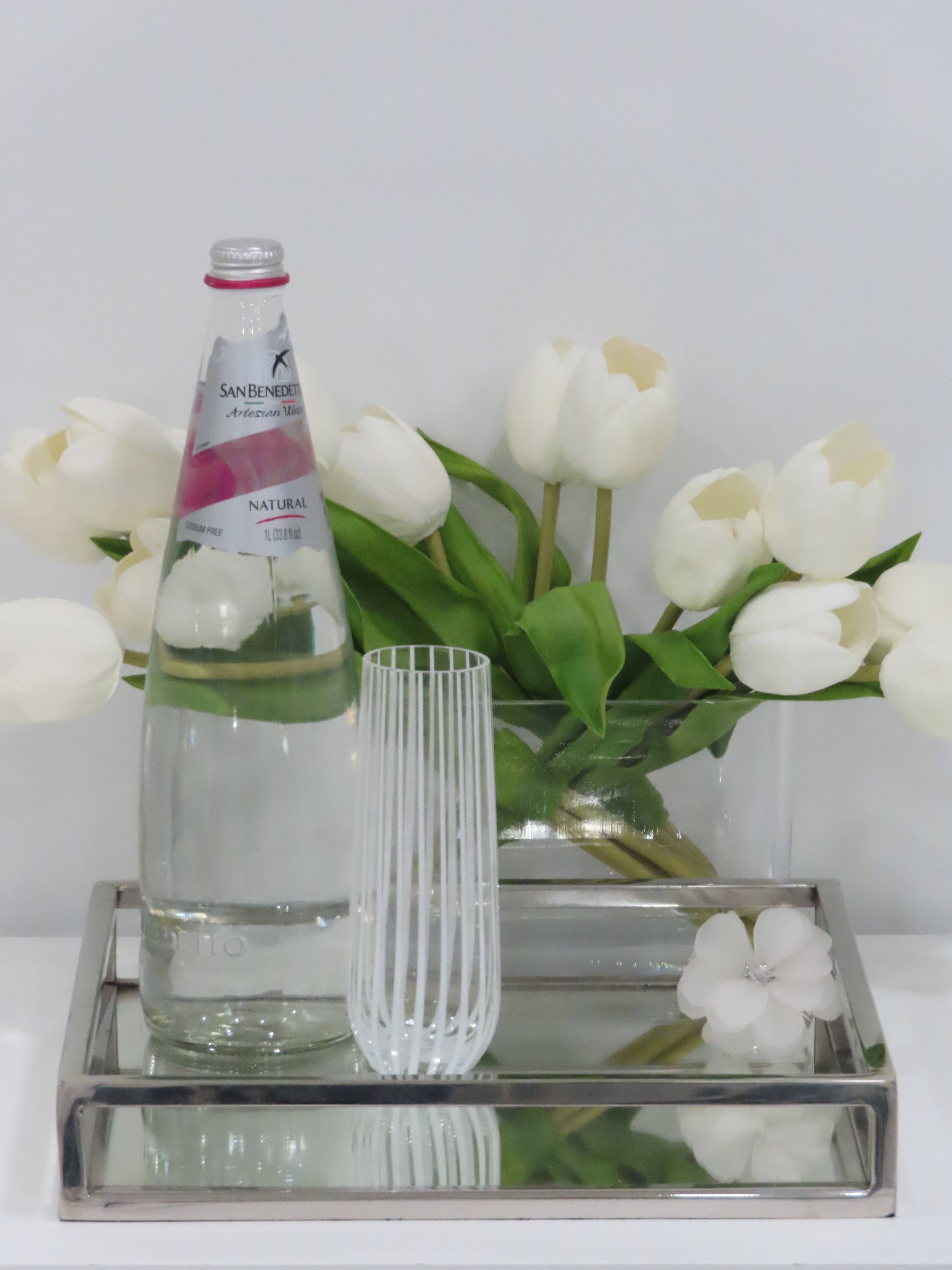 CLASSIC TOUCH DECOR INC. - Vendita all'ingrosso Vassoi decorativi - Vassoio specchio quadrato da 12» L7