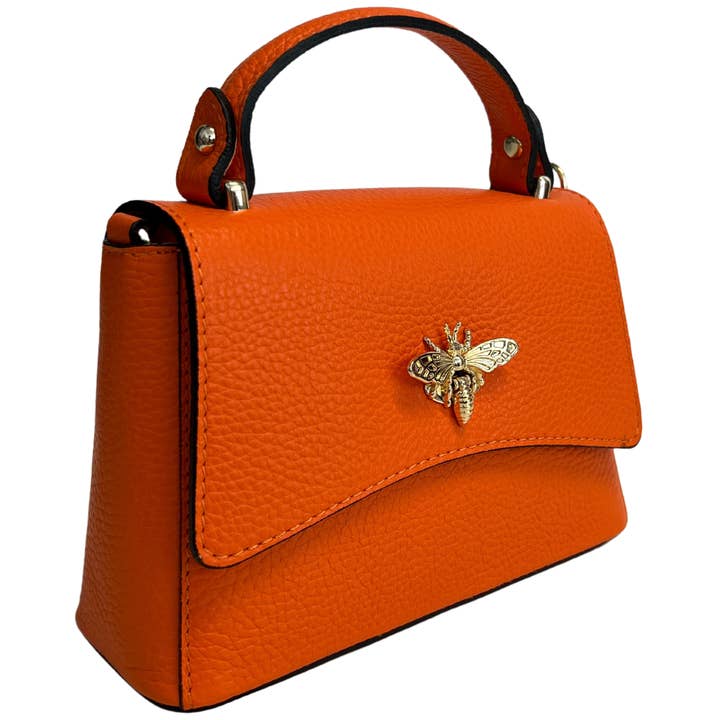 MODARNO - Wholesale Top handle bag – women's - Women's shoulder bag in genuine leather with Ape closure1