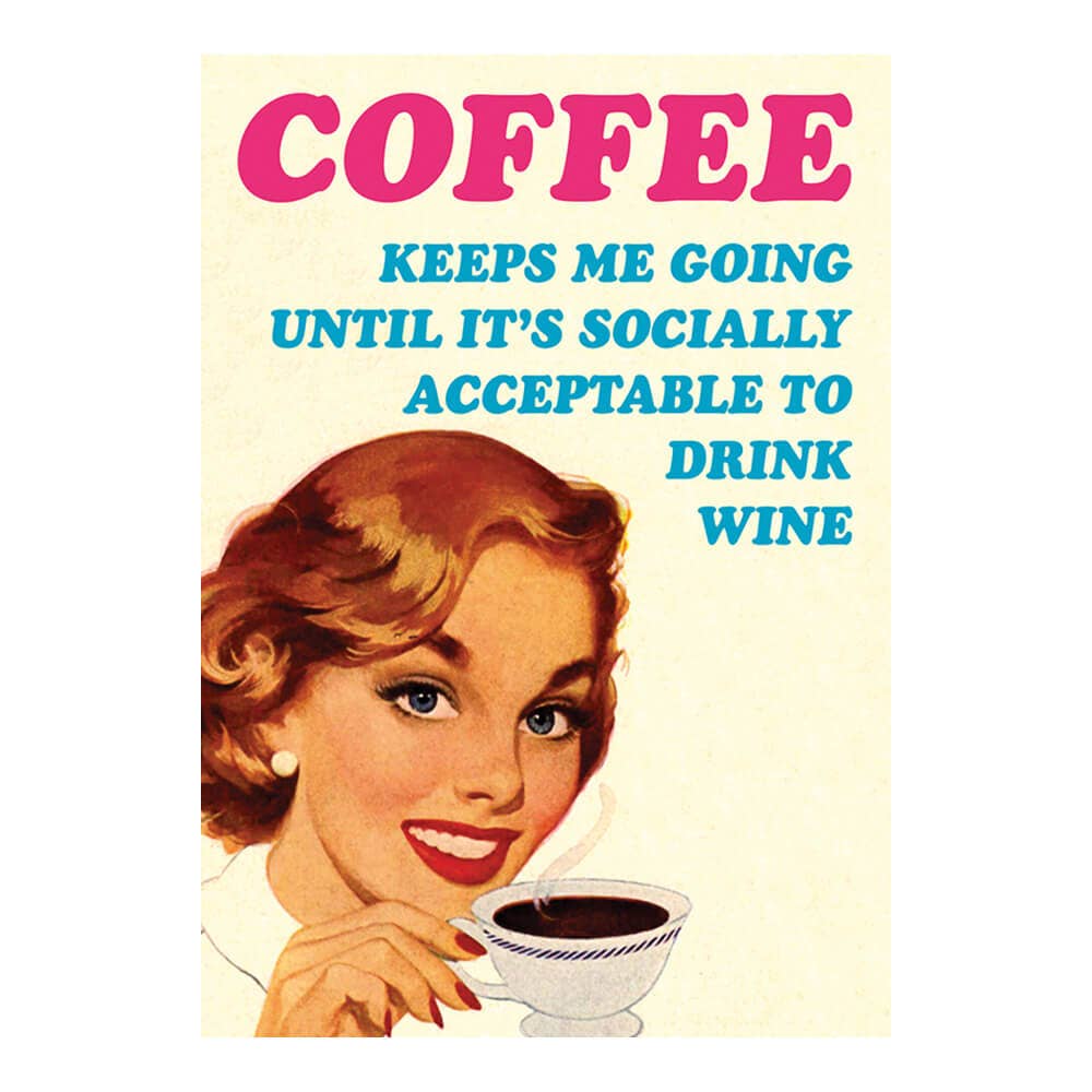 Dean Morris Cards - Venta al por mayor Tarjeta postal - Postal divertida del café me mantiene en marcha0