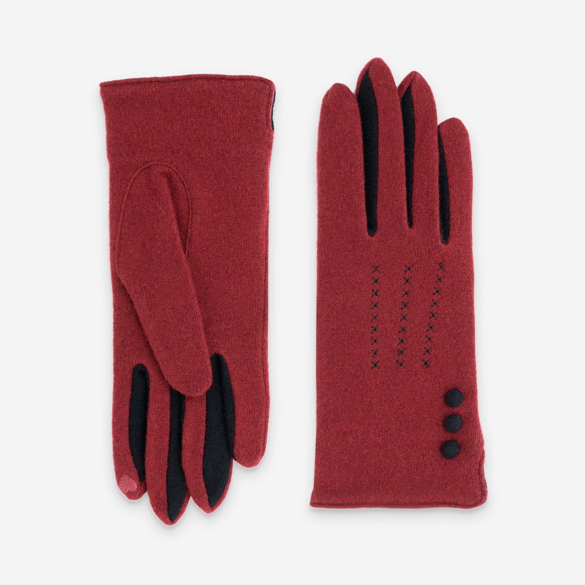 Glove Story - Wholesale Gloves - Women's - Gloves 80% Wool 20% Nylon – Touchscreen – 31161NF5