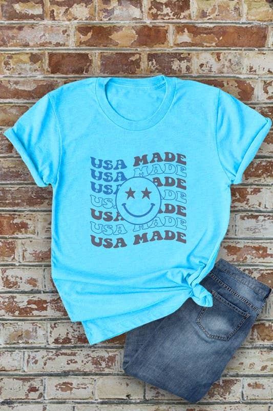 Top Avenue - Wholesale Screen Printed T-Shirt - Women's - USA Made, 4th of July, PLUS Unisex Round Neck Short Sleeve T-Shirt6