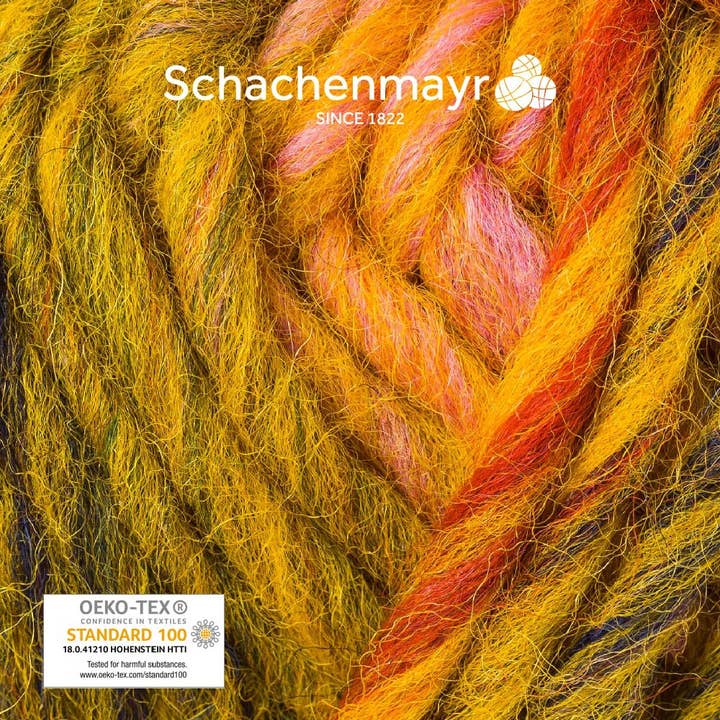 MEZ Crafts Germany - Vente Fils à tricoter - Laine feutrée Schachenmayr Wash+Filz-It ! Multicolore 10X50G7