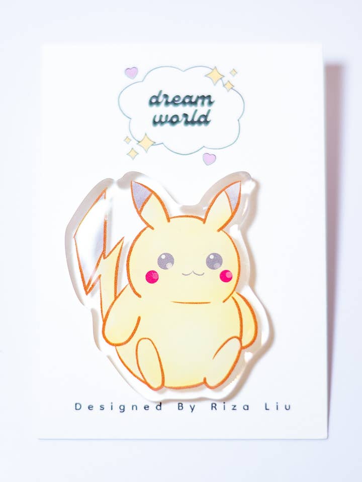 Pika acrylspeld voor wholesale door Dream World