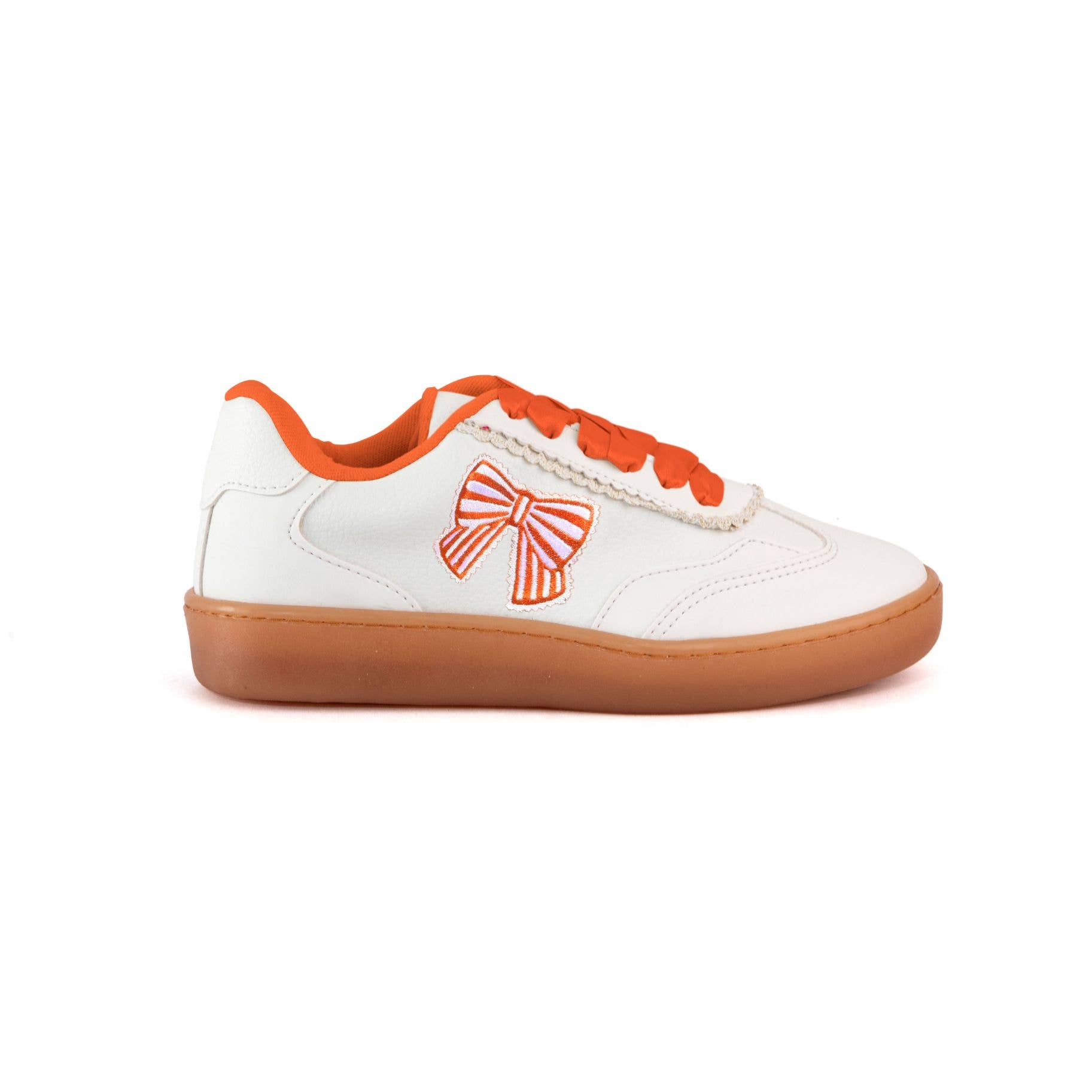 Maker's Shoes - Wholesale Lifestyle Sneakers - Women's - Jessie 2 Women’s Gameday Embroider Bow Sneakers–Double Laces5