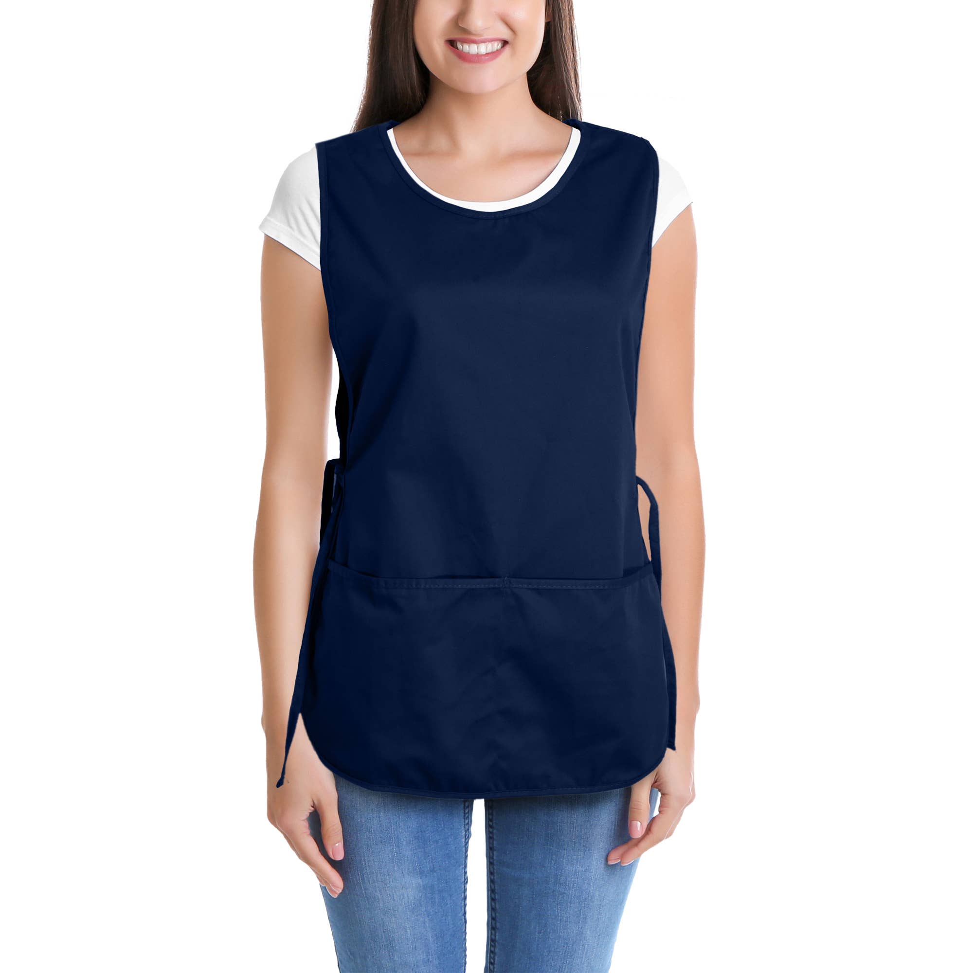 Dalix - Wholesale Apron - DALIX Cobbler Apron 2 Pockets Smock Regular 28.5" x 18.5"14