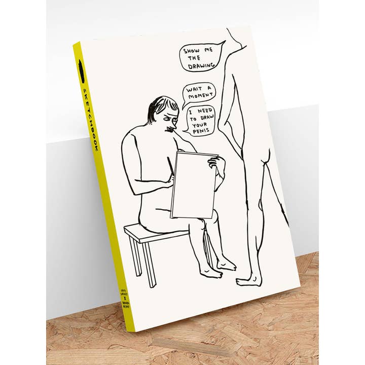Funny Gift - Show Me Drawing Sketchbook by David Shrigley for wholesale by David Shrigley x Brainbox Candy