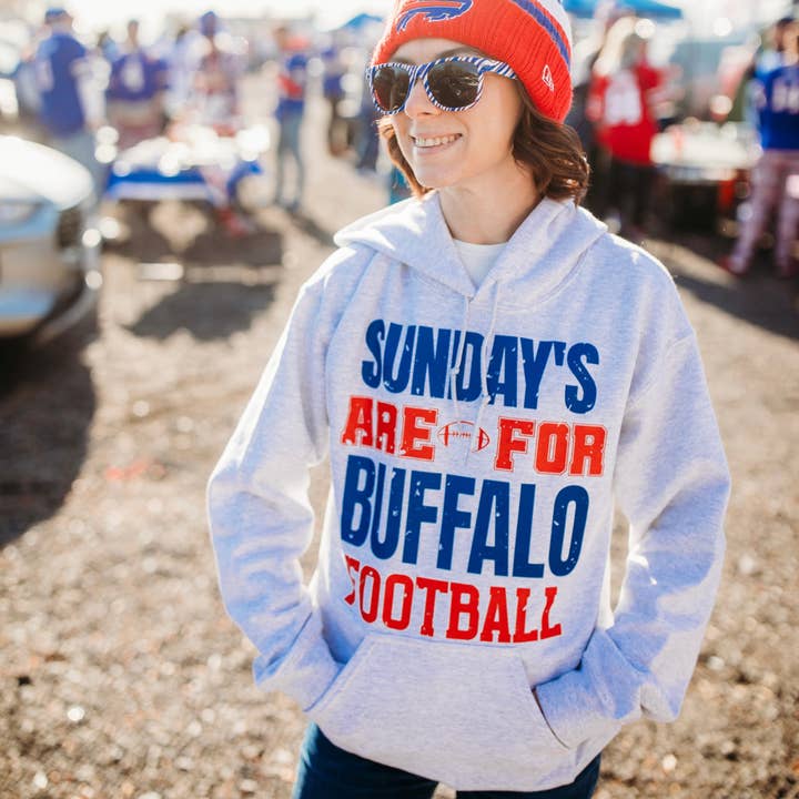 Sundays in Buffalo Hoodie for wholesale by Positivelyuu