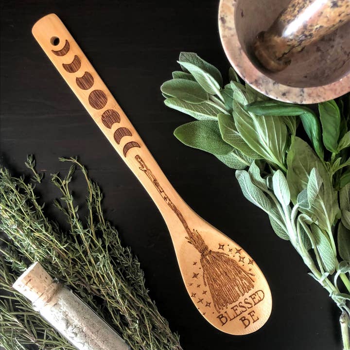 Spirit Nest - Wholesale Kitchen Spoon - Witchy Bamboo Wooden Spoon - The perfect Halloween Kitchen 3