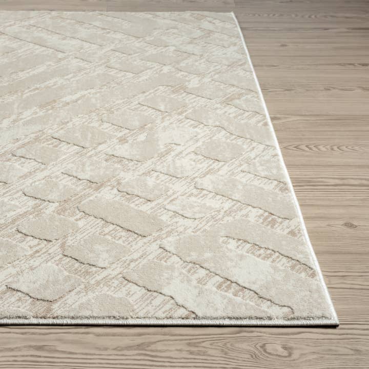 Abani Rugs - Wholesale Area Rug - Abani Rugs Beige Cream Rustic Geometric Modern Area Rug2