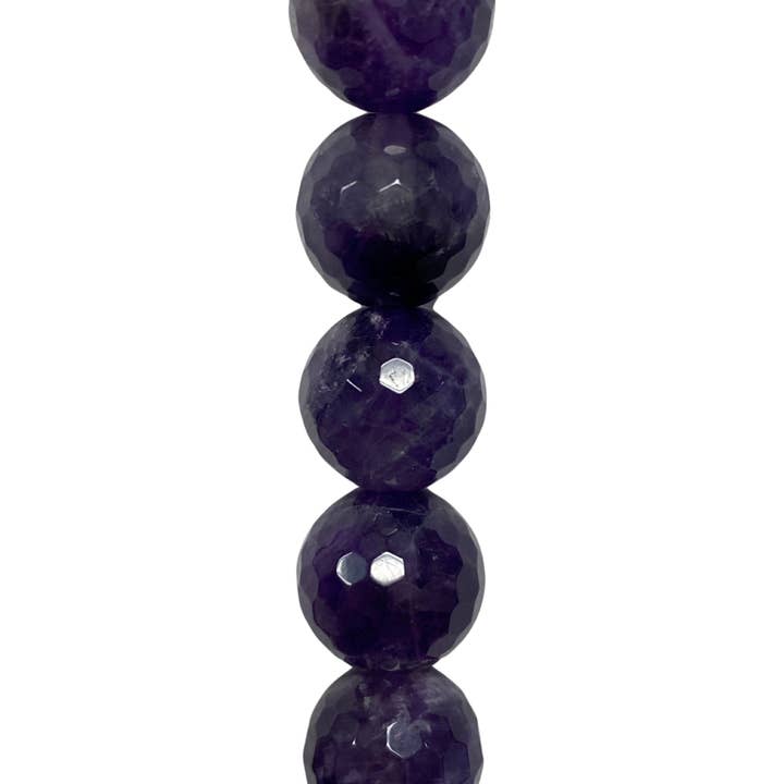 Amatista (pulida), redonda o facetada para venta al por mayor de The Bead District