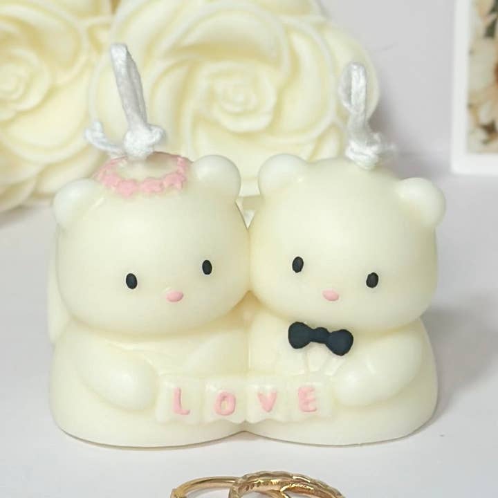 CNDLNYC | Mr. & Mrs. Teddys bryllupslys - Perfekt til os for engroshandel hos CNDLNYC