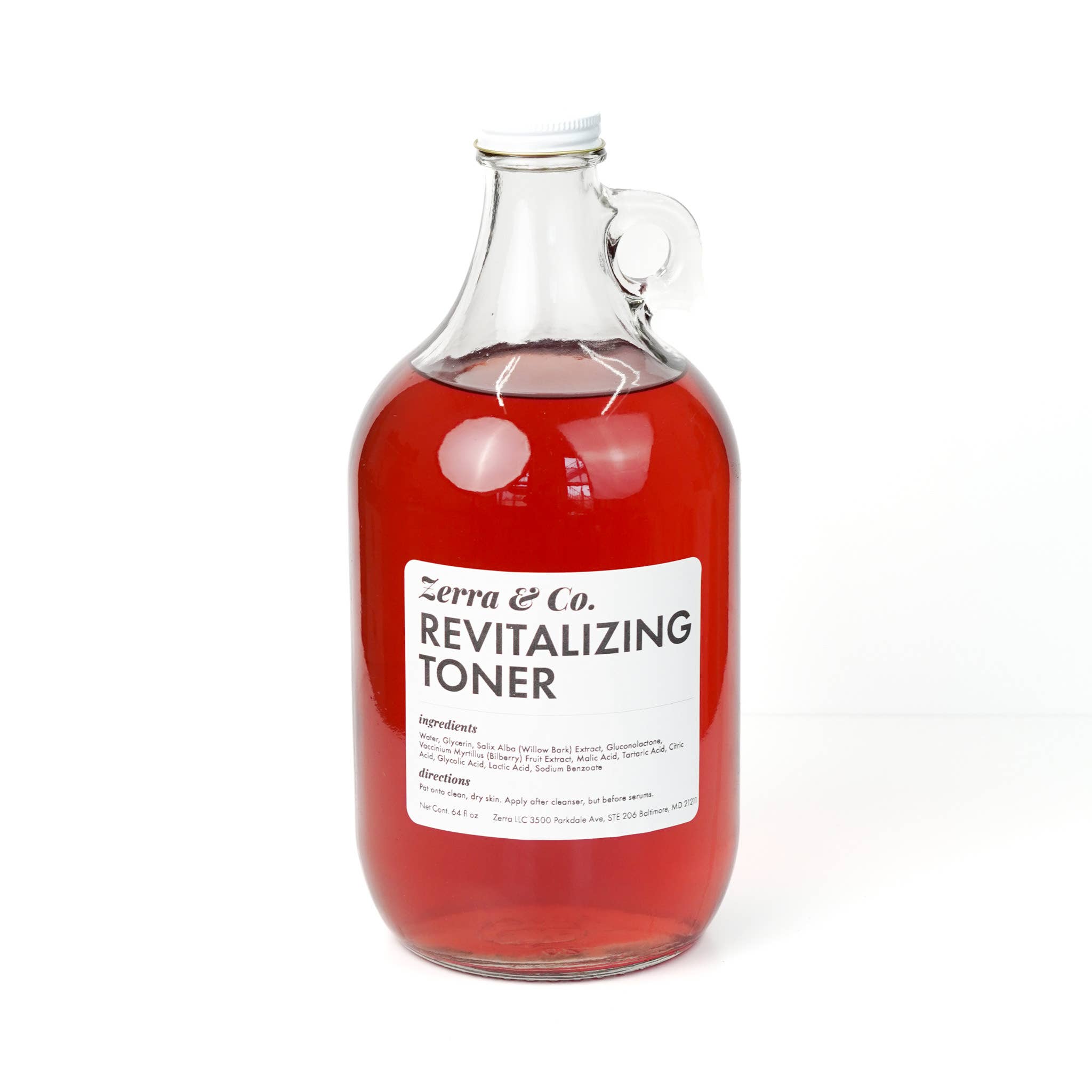 Zerra & Co. - Wholesale Facial Toner - Bulk Revitalizing Toner | Zero Waste Skincare Refill