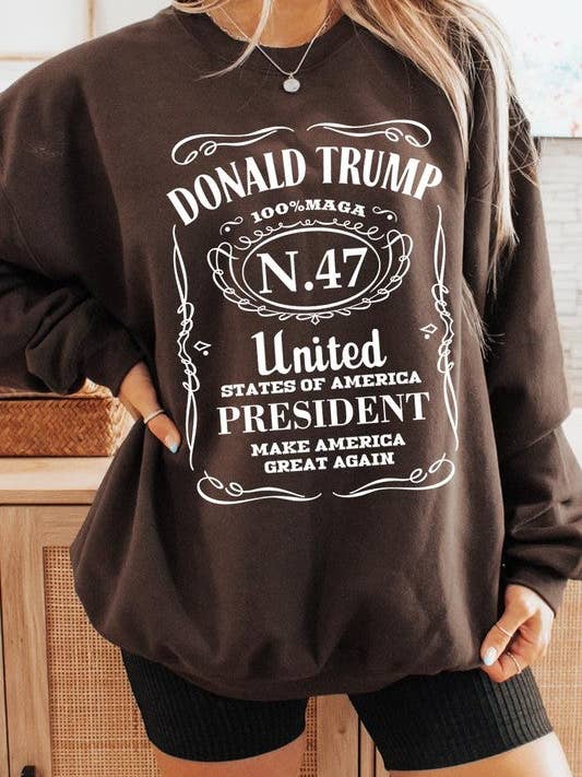 Donald Trump US-Präsident plus Sweatshirts für den Großhandel von ClassiQ