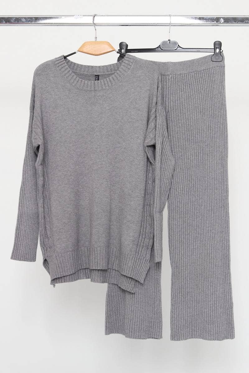 DIX-ONZE - Wholesale Lounge Set - Women's - Ribbed Premium Knit Homewear/Casual Set5
